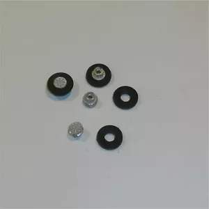 Corgi Toys 341 Mini Marcos Set of 4 Golden Jack Wheel Hubs & Tyres - Picture 1 of 4