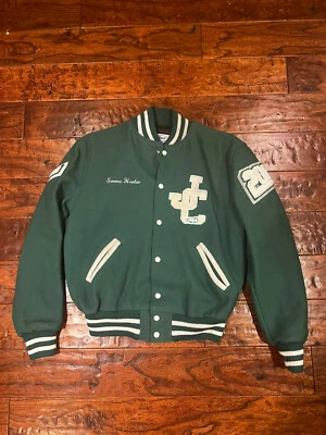 Chaqueta Letterman Vintage Mujer NEFF Lana Universitaria Animadora 2005 Talla M Foto 1 de 4