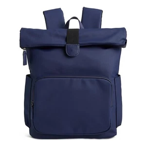 INC International Concepts Rolltop Rucksack Laptopfach marineblau UVP 80 $ - Bild 1 von 5