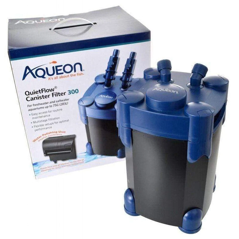 Filtro de bote Aqueon Quietflow, 300 GPH. 300 GAL Foto 1 de 1