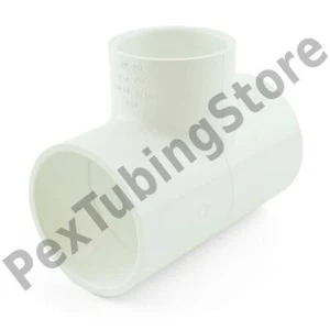 2" x 2" x 1-1/2" PVC (Sch. 40) Reducing Tee - Picture 1 of 1