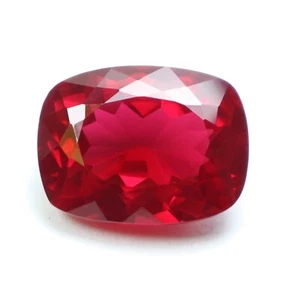 25.30 Ct Natural Mozambique Red Ruby Loose Gemstone GIE Certified Long Cushion - Picture 1 of 7
