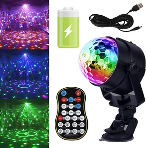 Disco Lamp with Rechargeable Battery, 15 Colors RGB LED Disco Light - Bild 1 von 1