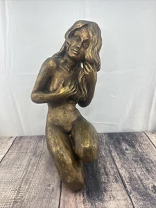 Donna nuda inginocchiata. Statua MCM #725 1961 Universal Statuary Corp. Chicago 22 - Foto 1 di 13