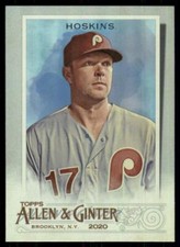 2020 Topps Allen and Ginter Hot Box Silver #9 Rhys Hoskins