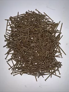 25 + OZ Vintage NOS Bronze Marine Nails 1 1/2 X 14 Ring Shank Likely USA Made - Picture 1 of 3