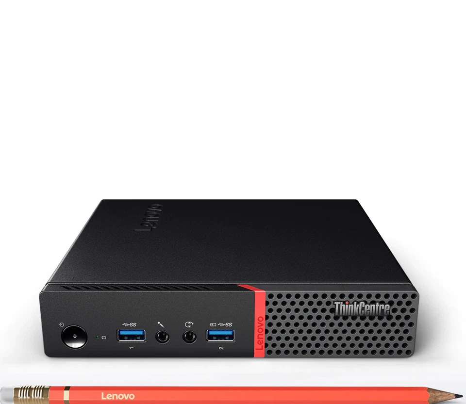 Lenovo Tiny Desktop PC (Intel Quad Core i5 6500T, 256GB SSD, 8GB PC4, WiFi, W10P - Image 1 of 1