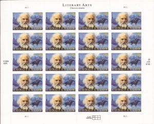 US Stamp - 2007 Henry Wadsworth Longfellow - 20 Stamp Sheet #4124 - Picture 1 of 1