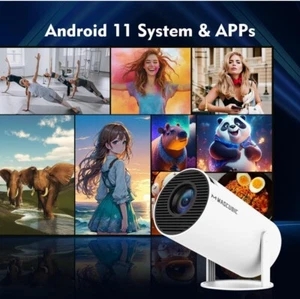 Magcubic HY300Pro Portable Projector, 4K/ 200 ANSI Smart Projector with AirPlay - Picture 1 of 9
