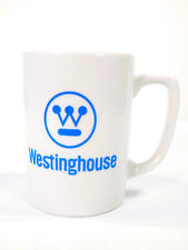 VINTAGE WESTINGHOUSE WESTERN SERVICE CENTER CERAMIC COFFEE MUG ADVERTISING EUC