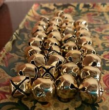 36 Small Gold Jingle Bells Christmas decor - Arts & Crafts projects
