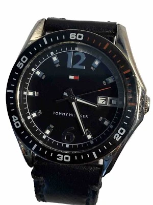Tommy Hilfiger TH.01.1.37.0939 Quartz WR 3ATM  New Black Band Men’s Watch - Image 1 of 4