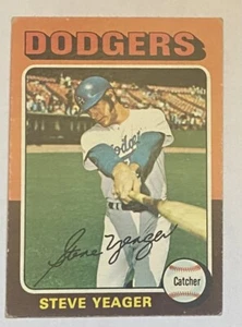 1975 Topps Mini Baseball Steve Yeager #376 Dodgers - Bild 1 von 2
