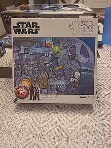 STAR WARS Seek & Find 300 Piece Jigsaw Puzzle Buffalo Games - Picture 1 of 2