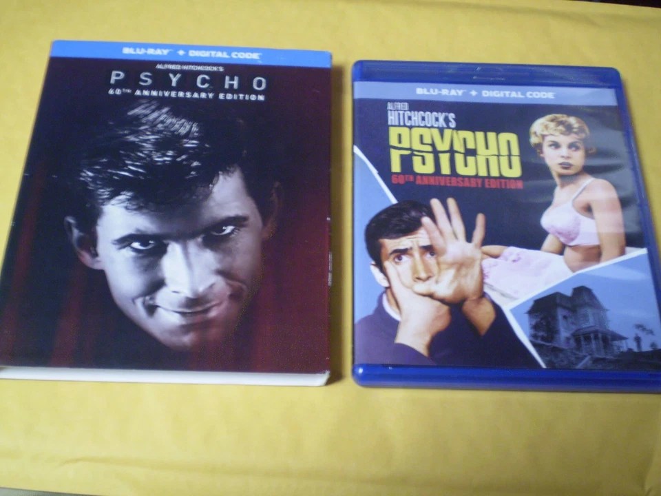 Psycho   (Blu-Ray Disc, 2020)  Horror  Anthony Perkins Janet Leigh   w/Slipcover Foto 1 de 1