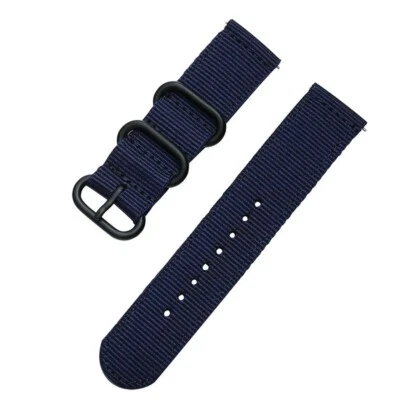 18mm 20mm 22mm 24mm Nylon Watch Band Divers Replacement Strap Universal Bracelet - Image 1 of 4