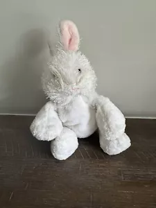 Ganz Webkinz HM078 Rabbit Plush Stuffed Animal No Code White Pink Easter Spring - Picture 1 of 5