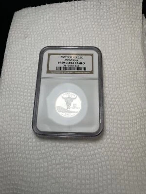 2007 S State Quarter PF69 Ultra Cameo Montana NGC Certified - Image 1 of 4
