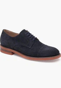 Nuevo Johnston & Murphy Colección Ashford Gamuza Cuero Oxford Zapatos Hombres Talla 11.5 - Imagen 1 de 19