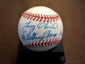 TONY OLIVA 3 X BATTING CHAMP ROY HOF TWINS SIGNED AUTO VINTAGE OAL BASEBALL JSA - Picture 1 of 3