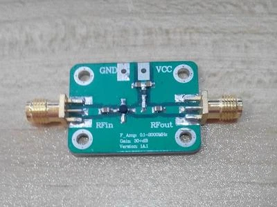 NUEVO 0.1- 2000MHZ RF Amplificador de Banda Ancha con Amplificador de Bajo Ruido LNA Ganancia 30db Foto 1 de 4