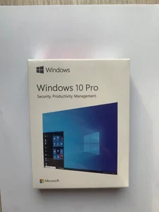 Windows 10 pro box 32 64 bit USB - Zdjęcie 1 z 4