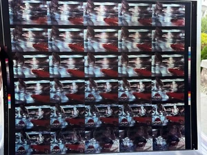 1997 Movi Motionvision Jurassic World LENTICULAR Uncut Sheet Very Rare! - Picture 1 of 1