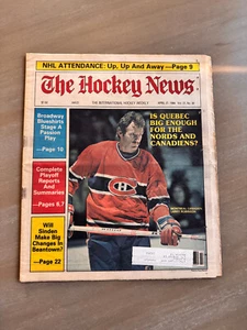 The Hockey News Weekly Newspaper April 1984 Larry Robinson Montreal Canadiens - Picture 1 of 1