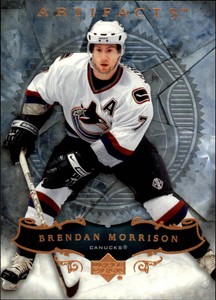 2006-07 Artifacts Canucks Hockey Card #5 Brendan Morrison