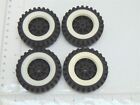 Set of 4 Tonka Plastic Wheels/Inserts Replacement Toy Parts TKP-072-4