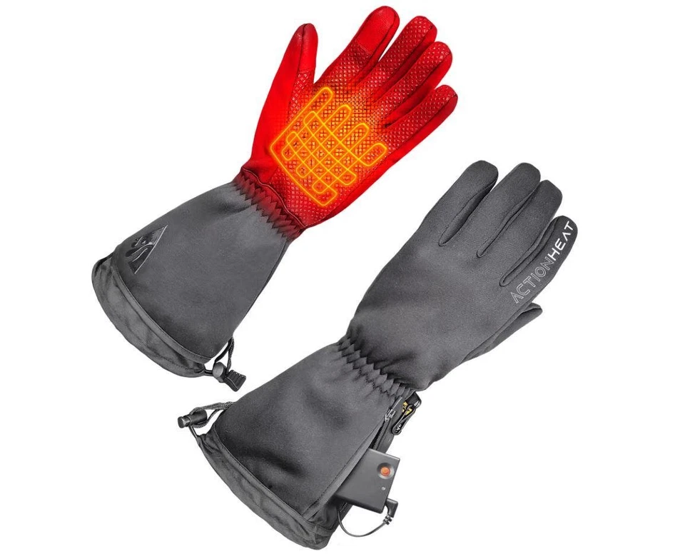 ActionHeat Women's AA Battery Powered Heated Gloves Black