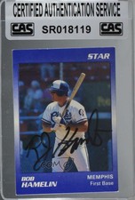 1989 Star Minor League Bob Hamelin #42 CAS Certified Sealed Auto