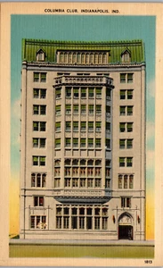 Columbia Club Indianapolis Indiana Leinen unpostiert PC332 - Bild 1 von 2
