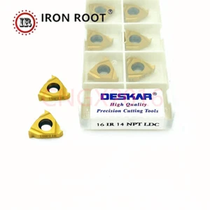 Schreibtisch 10P 16IR 14NPT LDC Gewinde Hartmetall Einsatz CNC Drehmaschine Drehwerkzeug für SER - Bild 1 von 6
