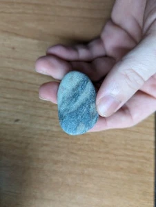 Small Slate Colored Ovular Stone - Picture 1 of 18