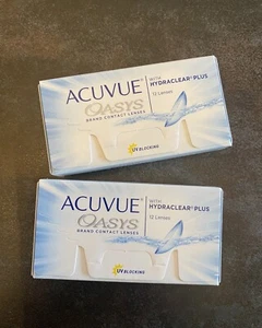 Acuvue OASYS Hydraclear PLUS 2x12 Stück, -1.00, BC 8.4, OVP - Bild 1 von 3