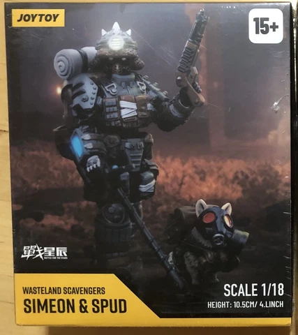 JoyToy  3.75 Inch Wasteland Scavengers  Simeon/Spud  Action Figures 1/18 New Cover