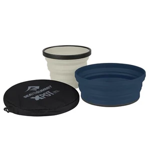 SEA TO SUMMIT X Set 2 Navy/Sand X-Bowl & X-Mug - Picture 1 of 1