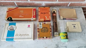 Vintage Zigarrenschachteln Hartkarton und Kunststoff - Bild 1 von 8