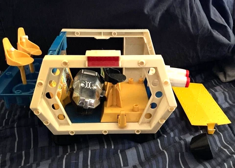 Vintage Micronauts Astro Station by MEGO Some Missing Parts 1977 Incomplete Cover