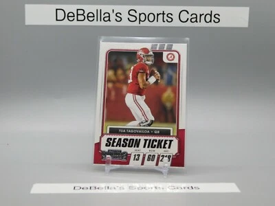 2021 Panini Contenders Draft Picks Tua Tagovailoa  Alabama Crimson Tide #25 - Image 1 of 2