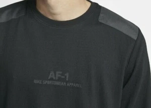 Neu Nike NSW Herren Langarmshirt Sportswear "AF-1" AH2036 010 schwarz M - Bild 1 von 5