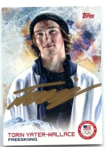 Torin Yater-Wallace signed autographed 2014 Topps Winter Olympic AUTO #95 - Picture 1 of 1