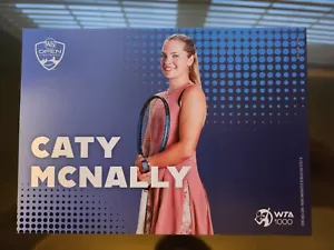 CATY MCNALLY 5X7 2023 WESTERN & SOUTHERN ATP TOURNAMENT COLLECTOR CARD - Picture 1 of 2