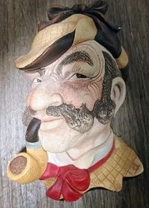 Naturecraft Chalkware "Sherlock Holmes" Wall Hanging Figure - Pre-owned  - Picture 1 of 2