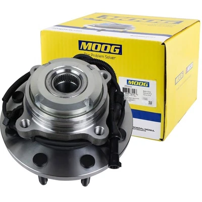 Cojinete de rueda delantera Moog roscado grueso 4x4 para 99-04 Ford F-350 Super Duty SRW Foto 1 de 4