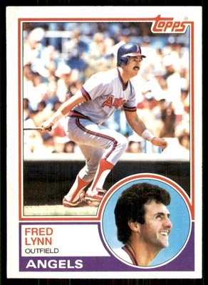 1983 Topps #520 Fred Lynn California Angels - Image 1 of 2