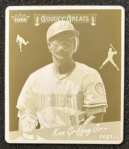 2006 Fleer Tradition 1934 Goudey Alfonso Soriano Yellow Printing Plate 1/1 Nats - Picture 1 of 2
