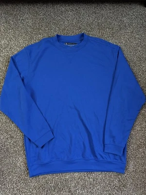 Pebble Beach Dri Fit Azul Ligero Golf Cuello Redondo Manga Larga Hombre’s Talla Grande Foto 1 de 2