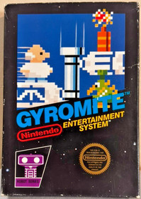 NES- GYROMITE: CIB- 5 Screw- Cleaned/Tested Works!-Intact Hangtag!!